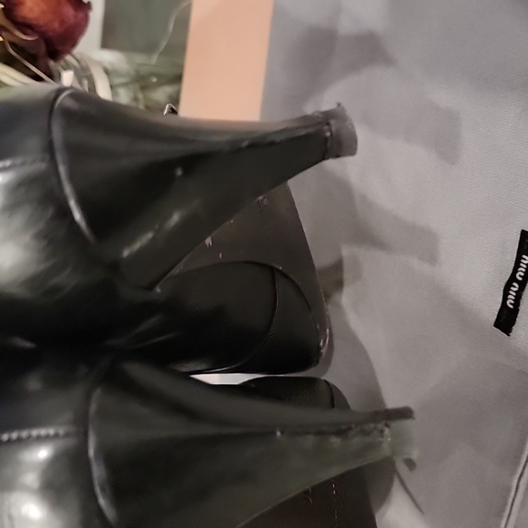 Authentic Miu Miu leather booties size 8 - Picture 6 of 9